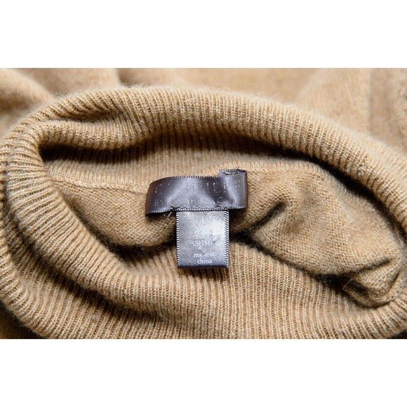 Tan 100% Cashmere Sweater Charter Club Medium turtle neck - Picture 3 of 7